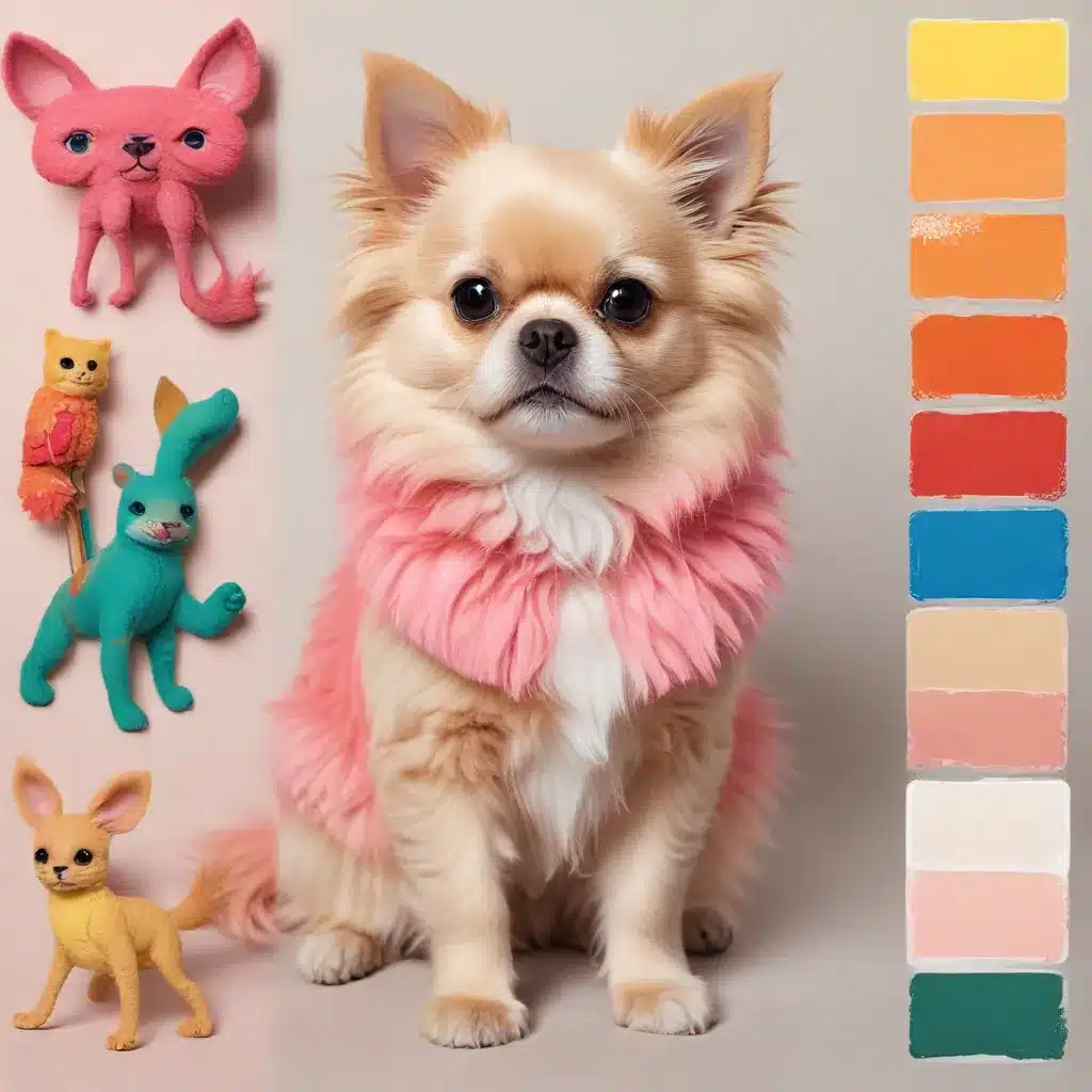 Colorful Creatures Bringing Pets to Life with Palettes