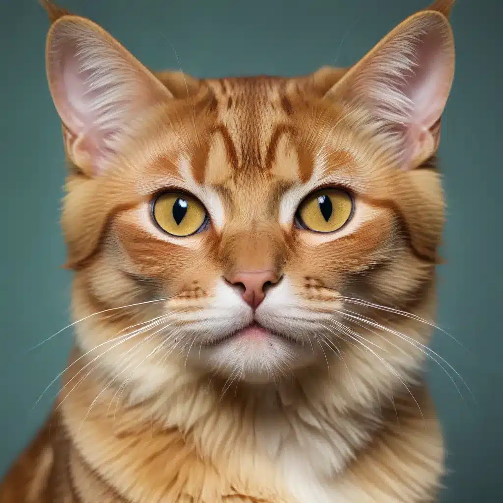 Feline Finesse Embracing Bold Color Palettes for Captivating Cat Portraits
