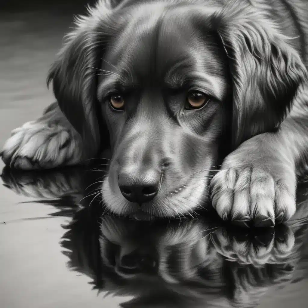 Paws for Reflection The Art of Capturing Pets Unique Personalities in Charcoal