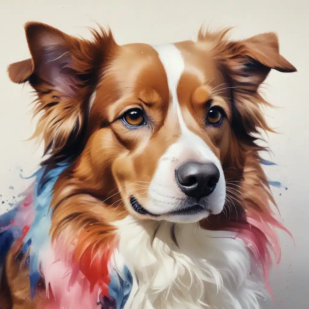 Pigment Poetry Capturing Pets Essence Through Vibrant Brushstrokes