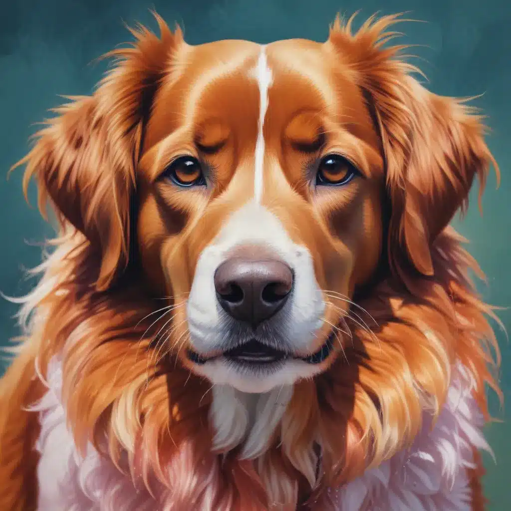 Pigment Poetry Capturing the Spirit of Pets Through Vibrant Brushwork