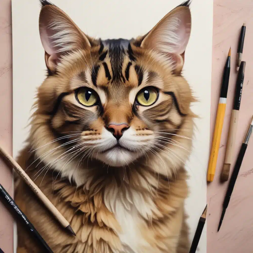 Purrfect Palette Essential Art Supplies for Stunning Feline Portraits