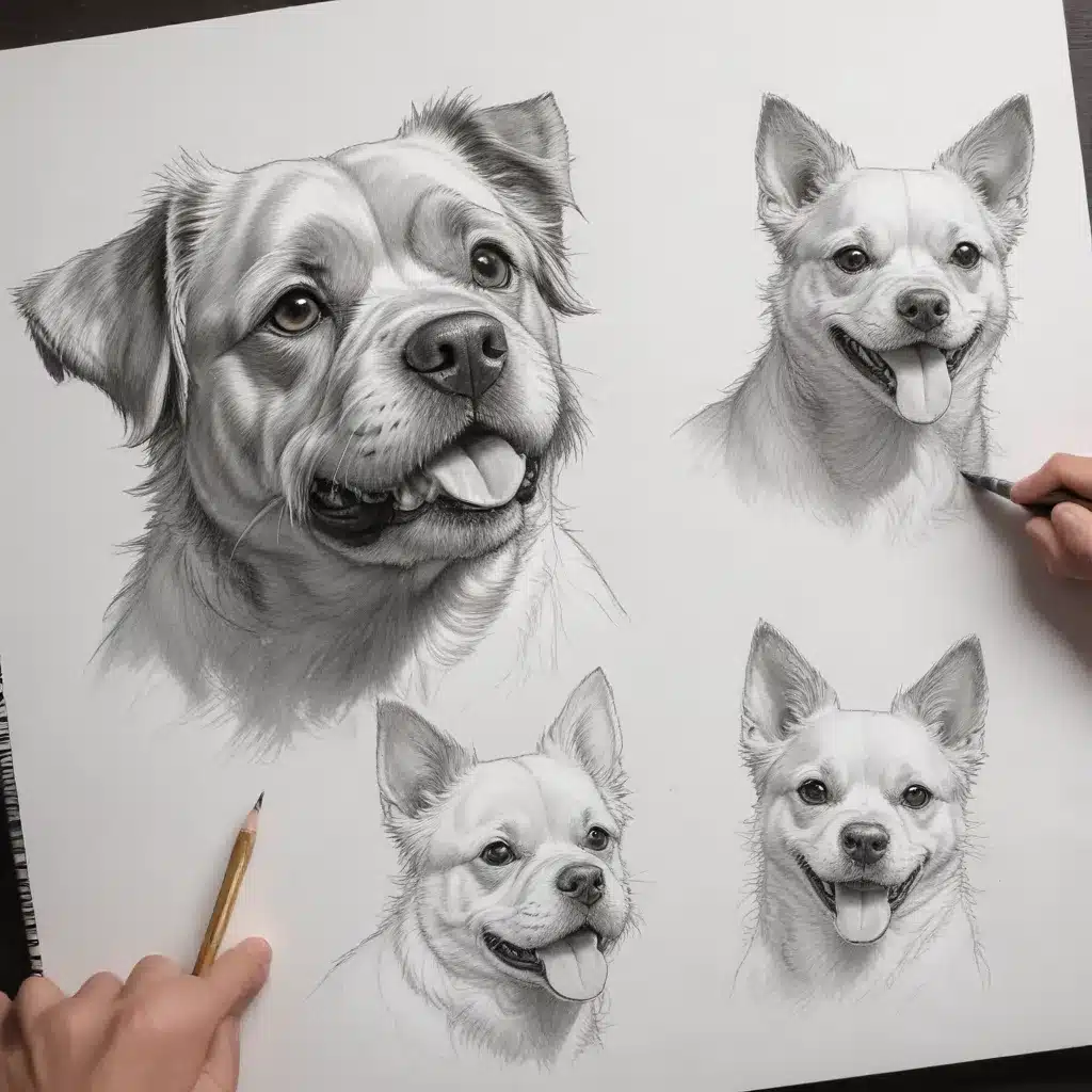 Sketching Sidekicks Techniques for Dynamic Pet Portrait Drawings