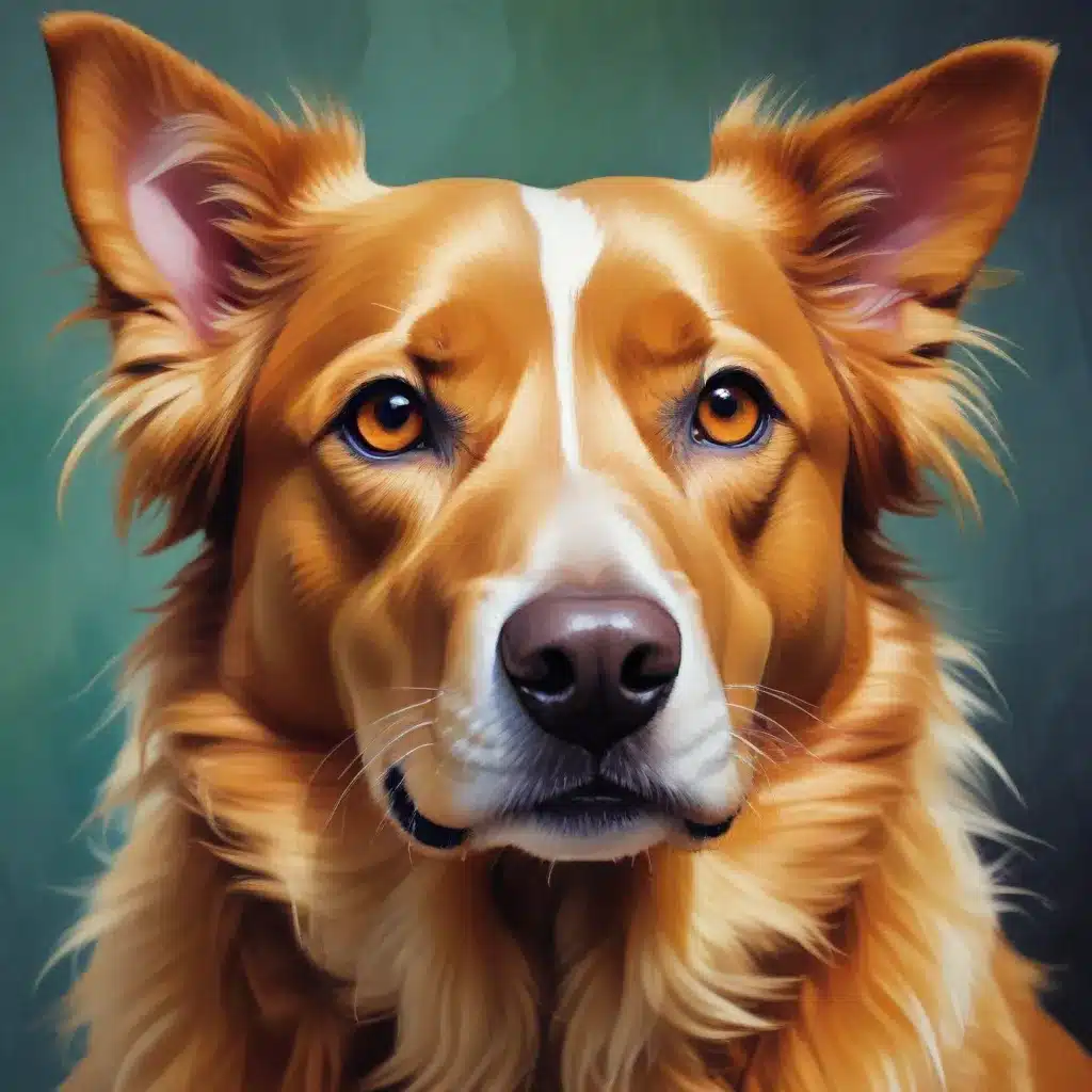 Canine Canvas: Painting Vibrant and Lively Dog Portraits