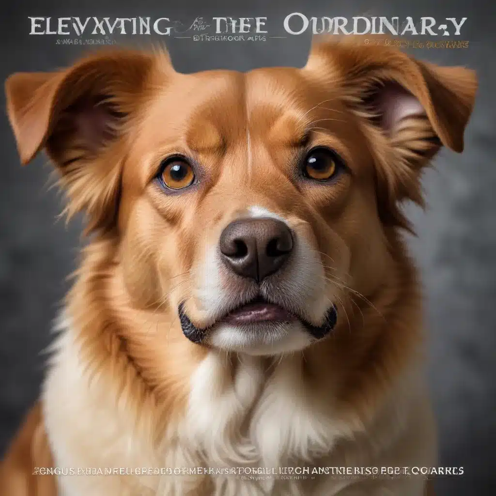 Elevating the Ordinary: Techniques for Extraordinary and Impactful Pet Portraits