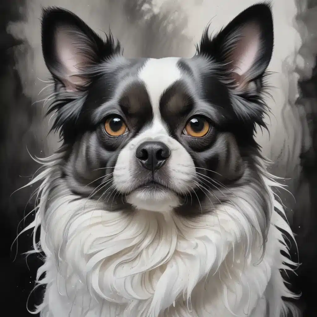 Ink Explorations: Capturing the Essence of Pets with Fluid Brushstrokes