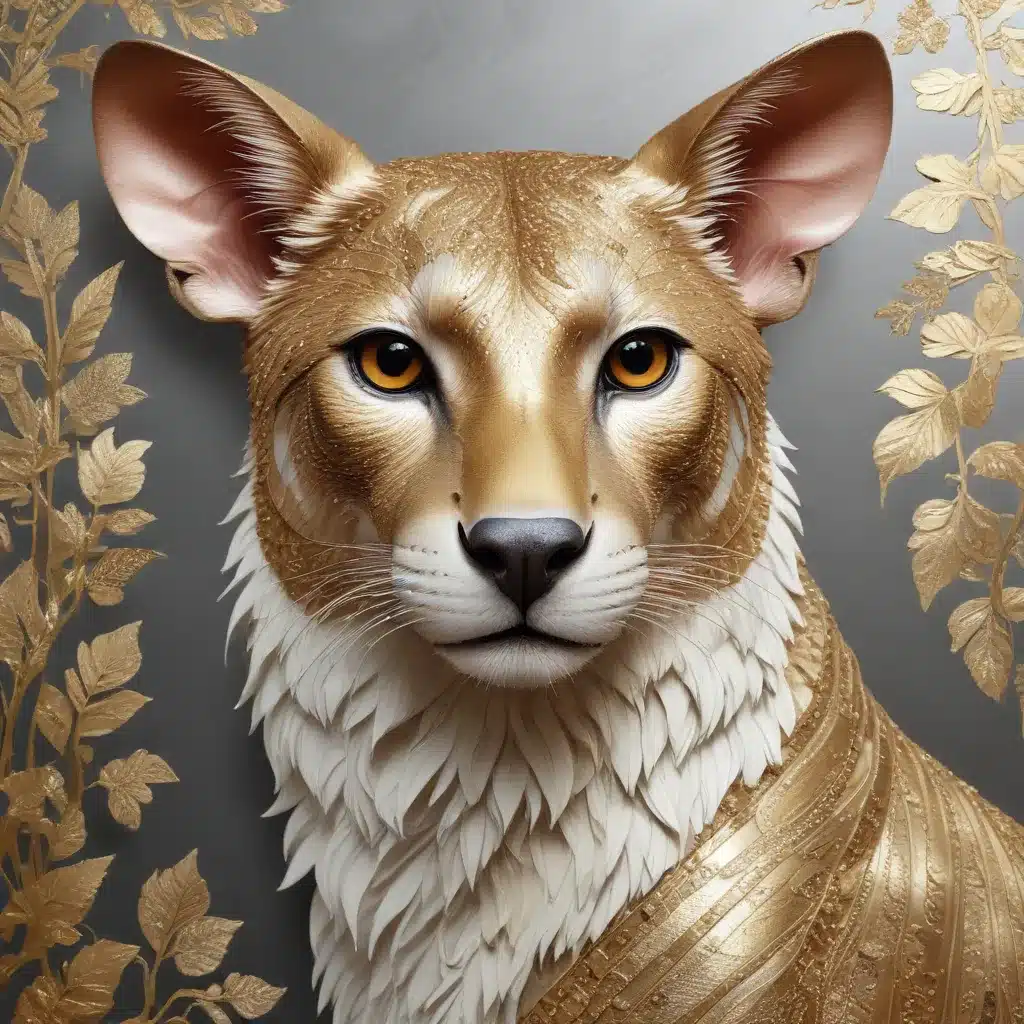 Metallic Marvels: Bringing Shimmering Accents to Life in Animal Art