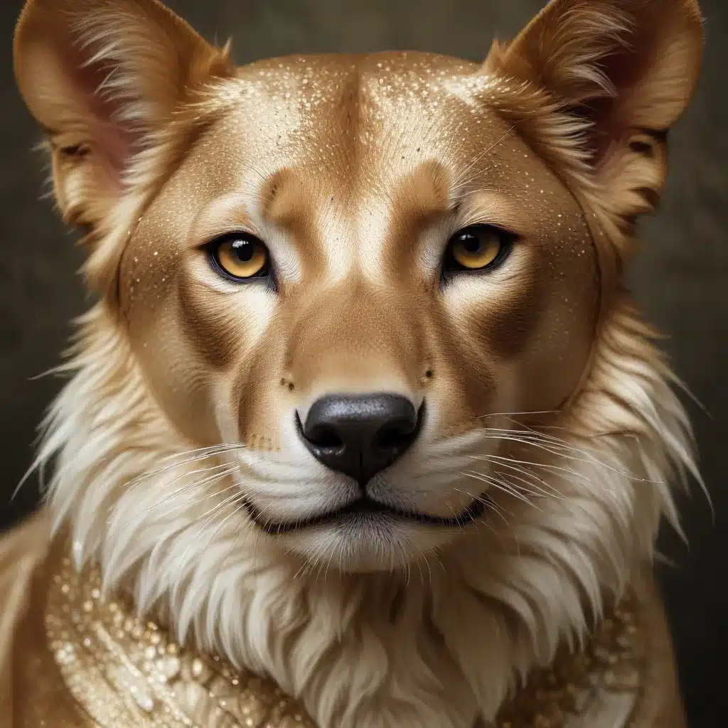 Metallic Mastery: Bringing Shimmering Accents to Life in Animal Portraits