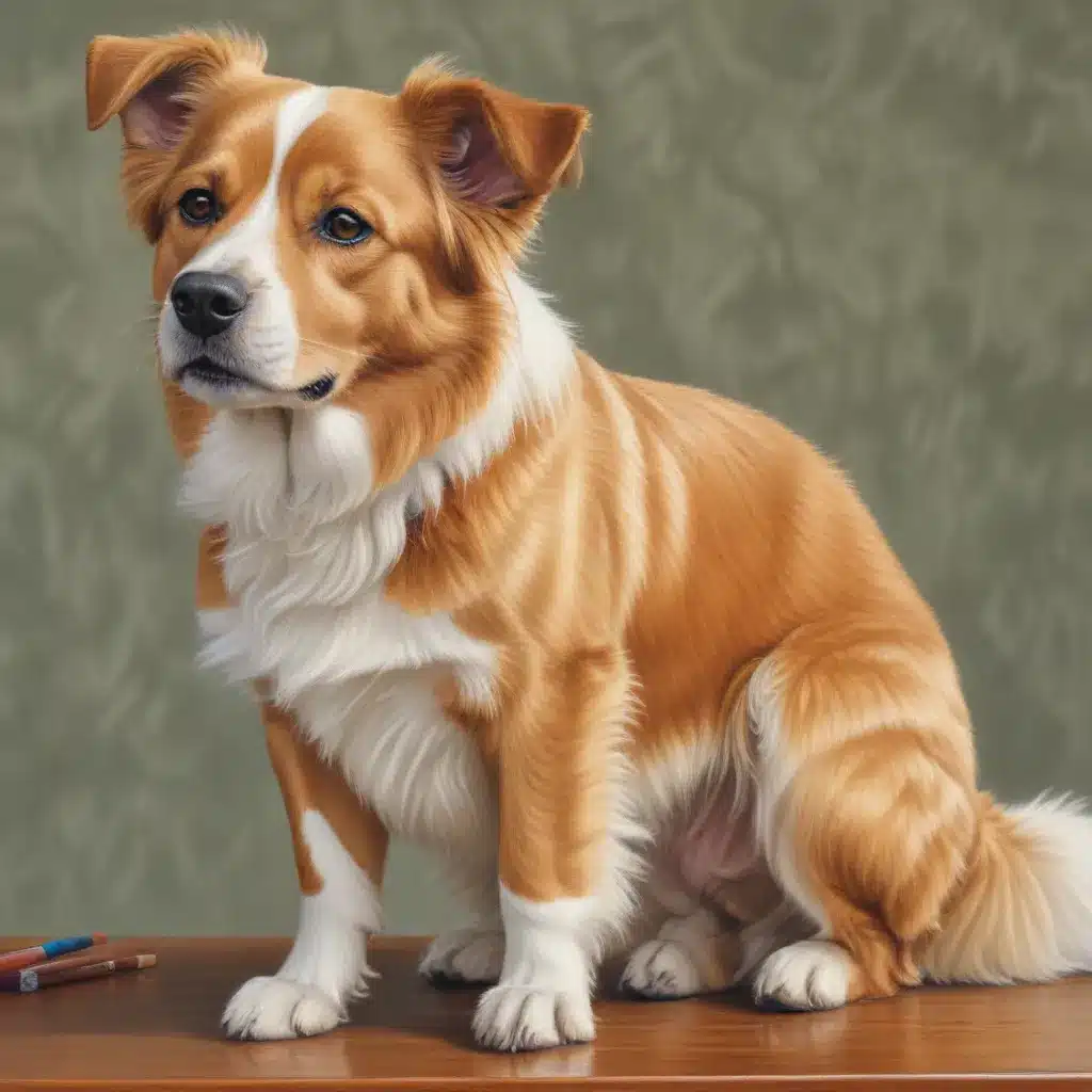 Tails of Triumph: Capturing Canine Companions in Colored Pencils