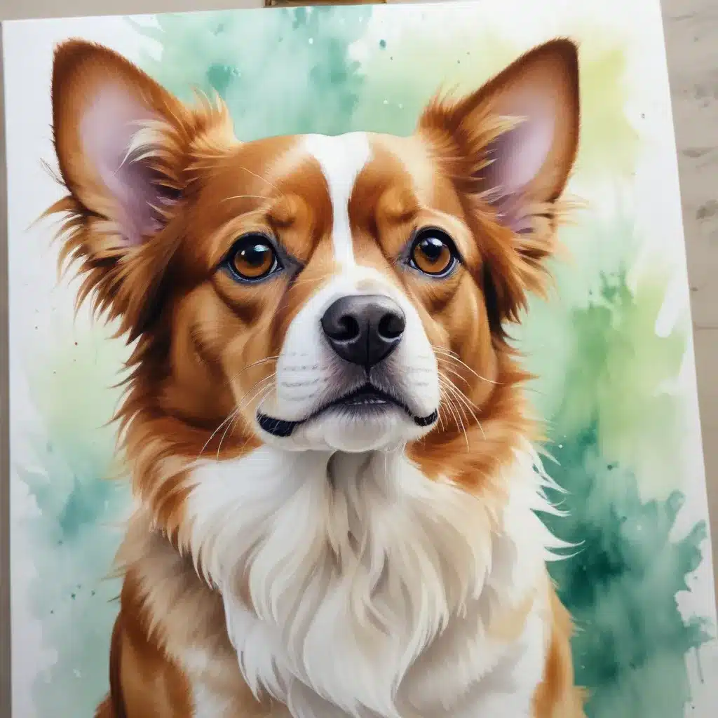 Unleash Your Creativity Unique Ideas for Capturing Pets Essence on Canvas in Watercolor