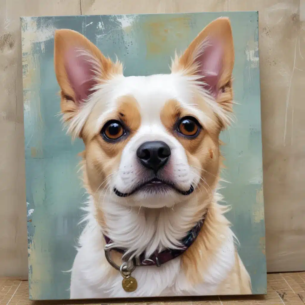 Unleash Your Creativity: Unique Ideas for Capturing Pets on Canvas in Mixed Media