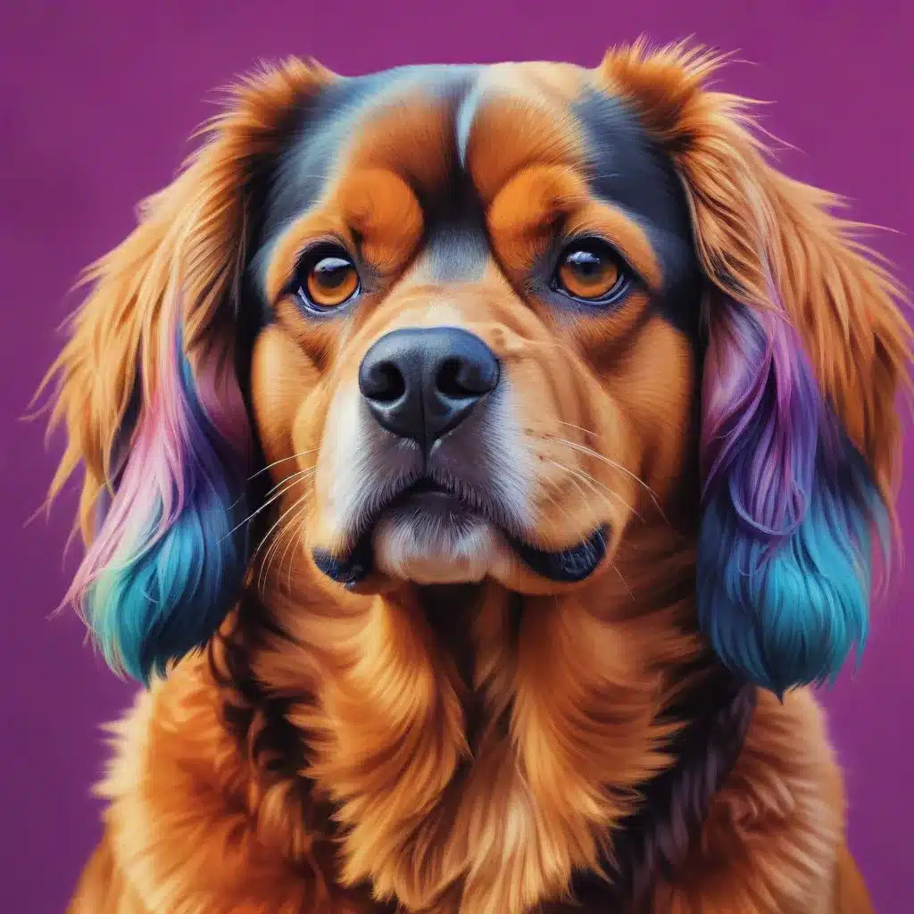 Unleash the Spectrum: Experimenting with Bold and Innovative Color Choices for Pet Art