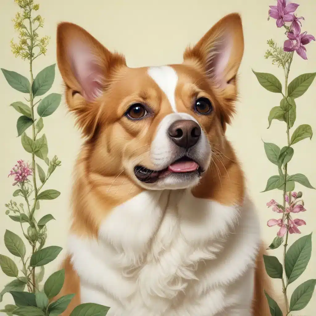 Botanical Enchantment Exploring the Art of Drawing from Nature for Captivating Pet Portraits