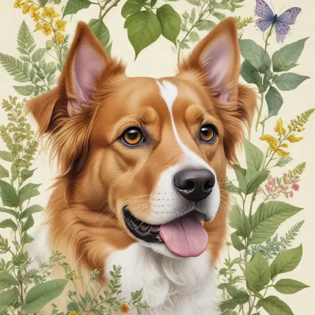 Botanical Enchantment for Pet Portraits Exploring the Art of Drawing from the Natural World