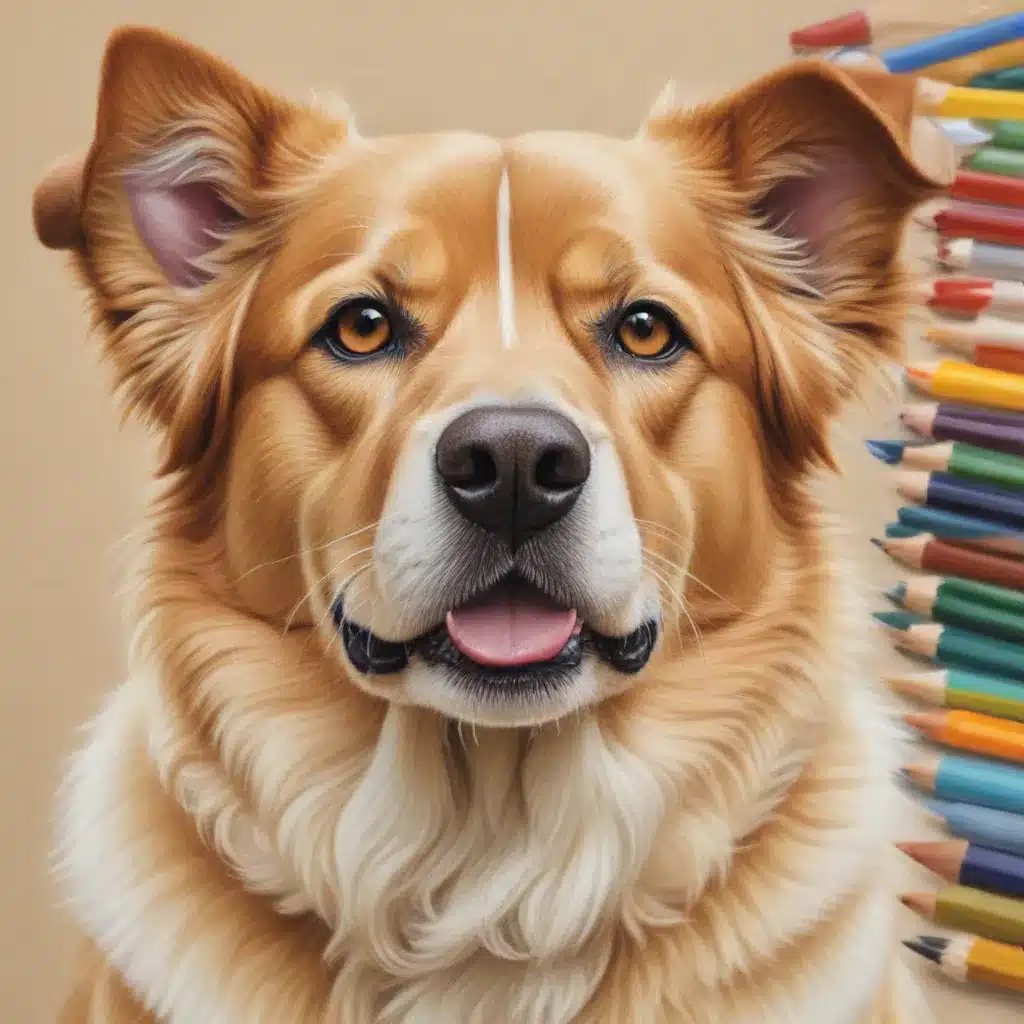 Canine Charisma: Capturing the Essence of Canine Companions in Colored Pencils