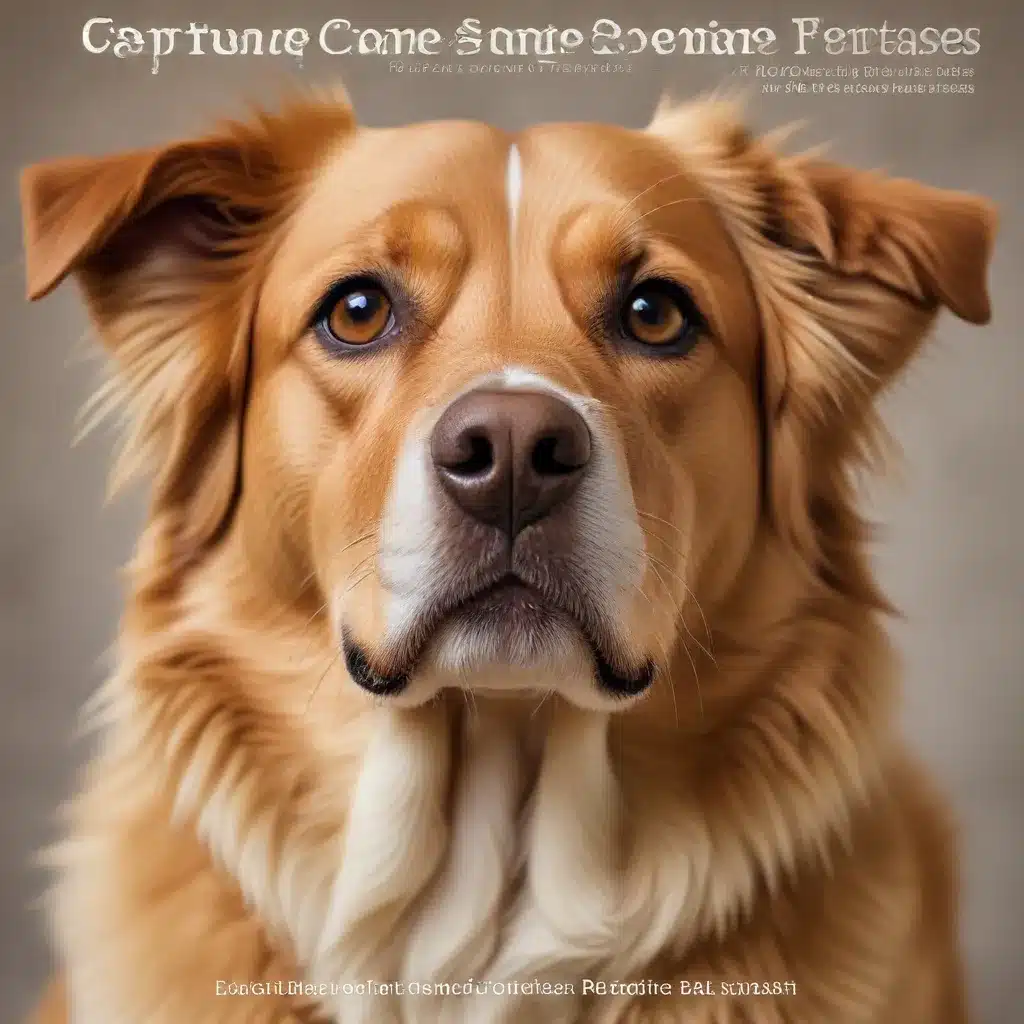Capturing Canine Essence: Techniques for Emotive and Evocative Pet Portraits