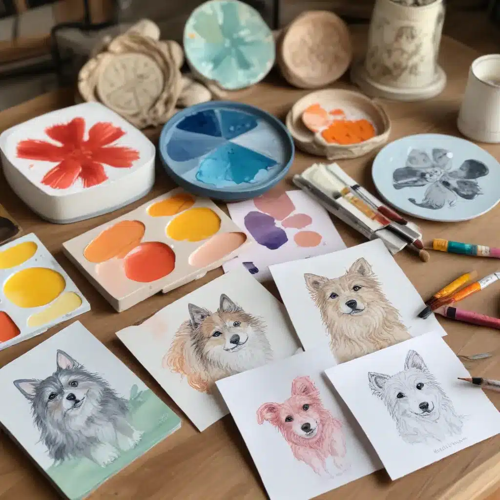 Colorful Companions: Selecting the Perfect Palette and Mediums for Emotive Pet Art