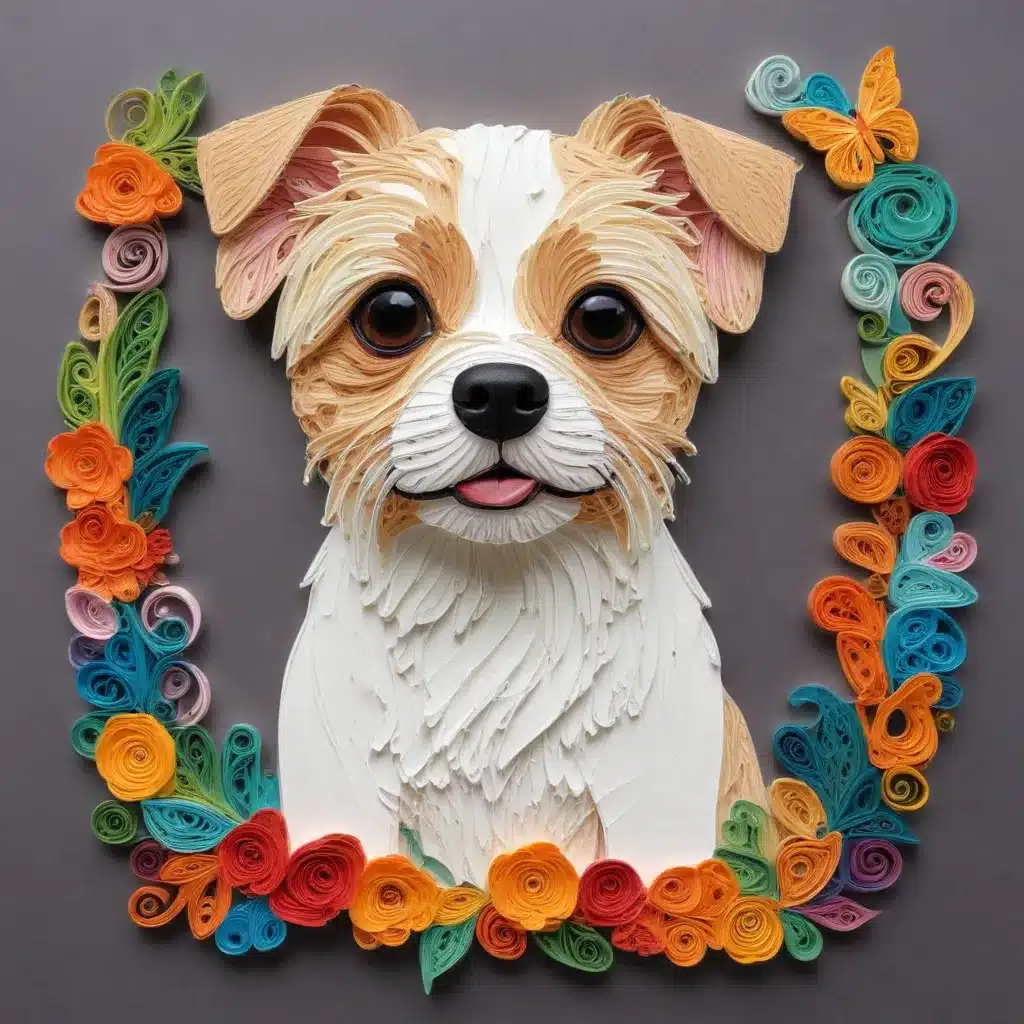 Exploring the Art of Quilling: Crafting Intricate Paper Designs for Pet Art