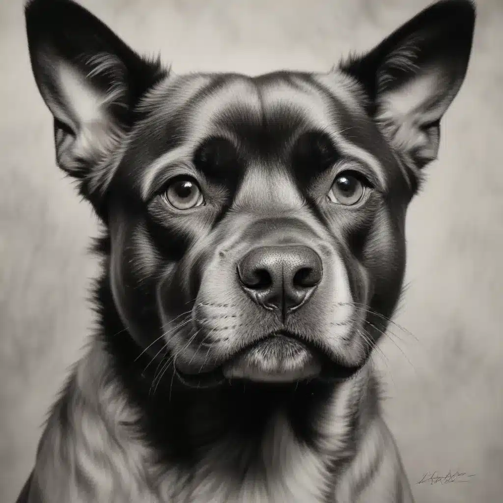 Exploring the Versatility of Charcoal: Dramatic Contrast and Expressive Pet Drawings