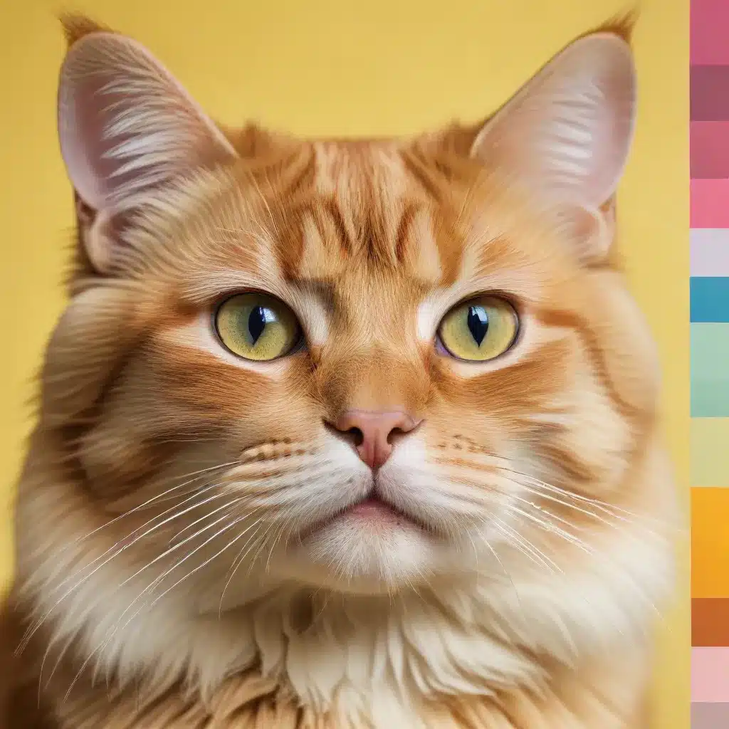 Feline Finesse: Capturing Cats’ Essence Through Vibrant Color Palettes