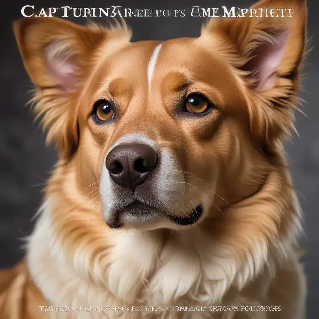 Capturing Canine Majesty: Techniques for Expressive and Commanding Pet Portraits