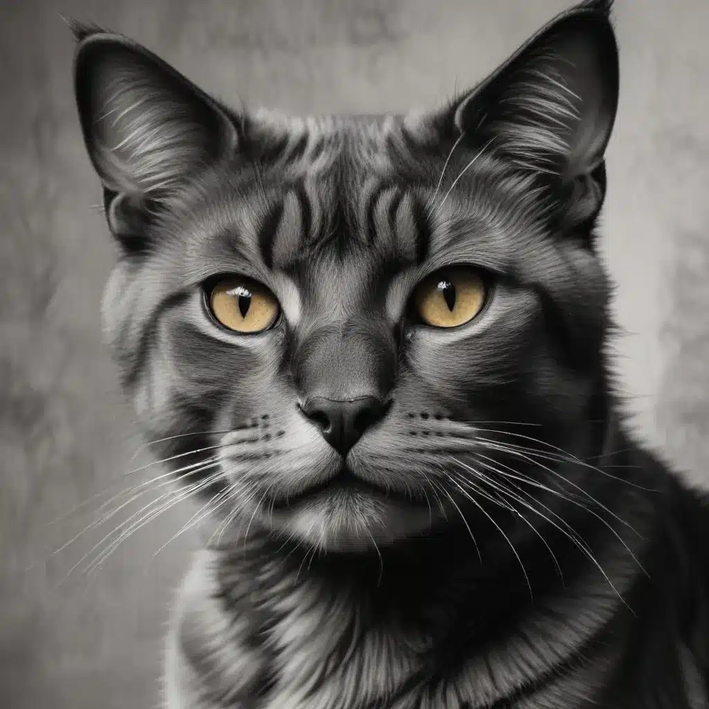 Charcoal Charms: Captivating Feline Drawings through Expressive Techniques