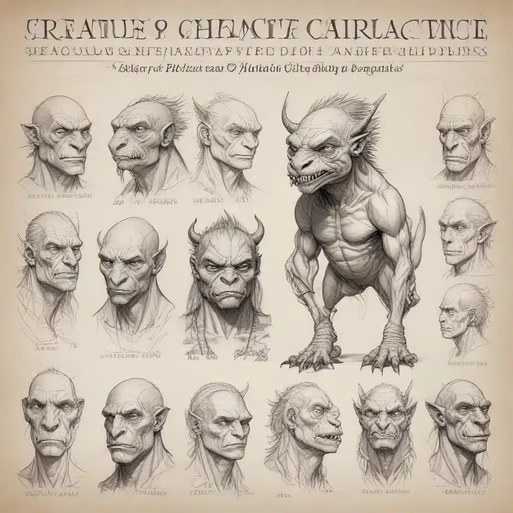 Creatures of Character: Sketching Techniques for Unique Personalities