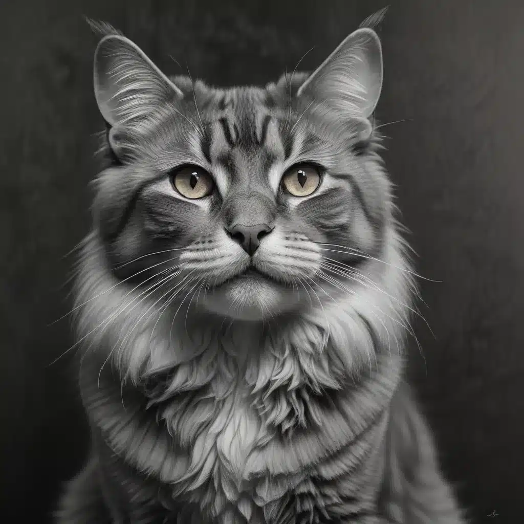 Graphite Grandeur: Elevating Feline Drawings with Depth and Realism