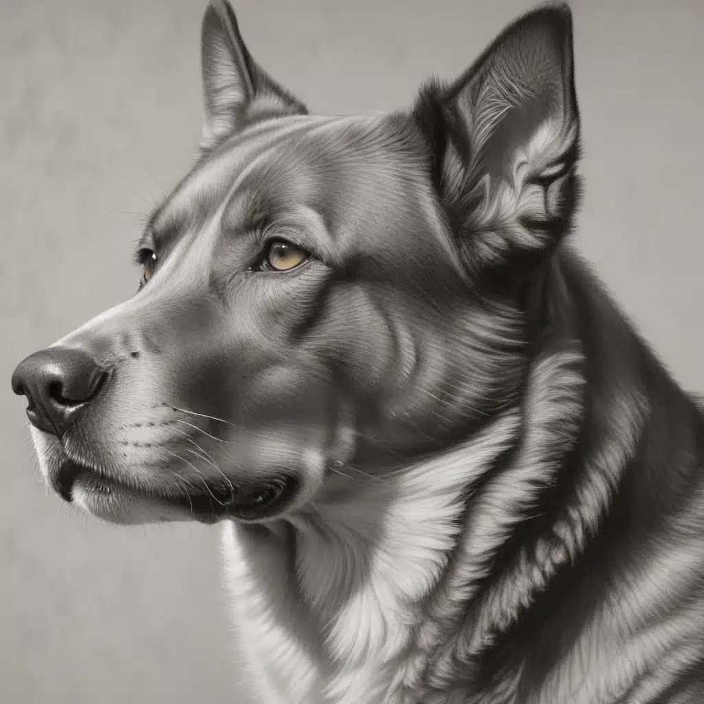 Graphite Grandeur: Elevating the Art of Drawing Canines with Depth
