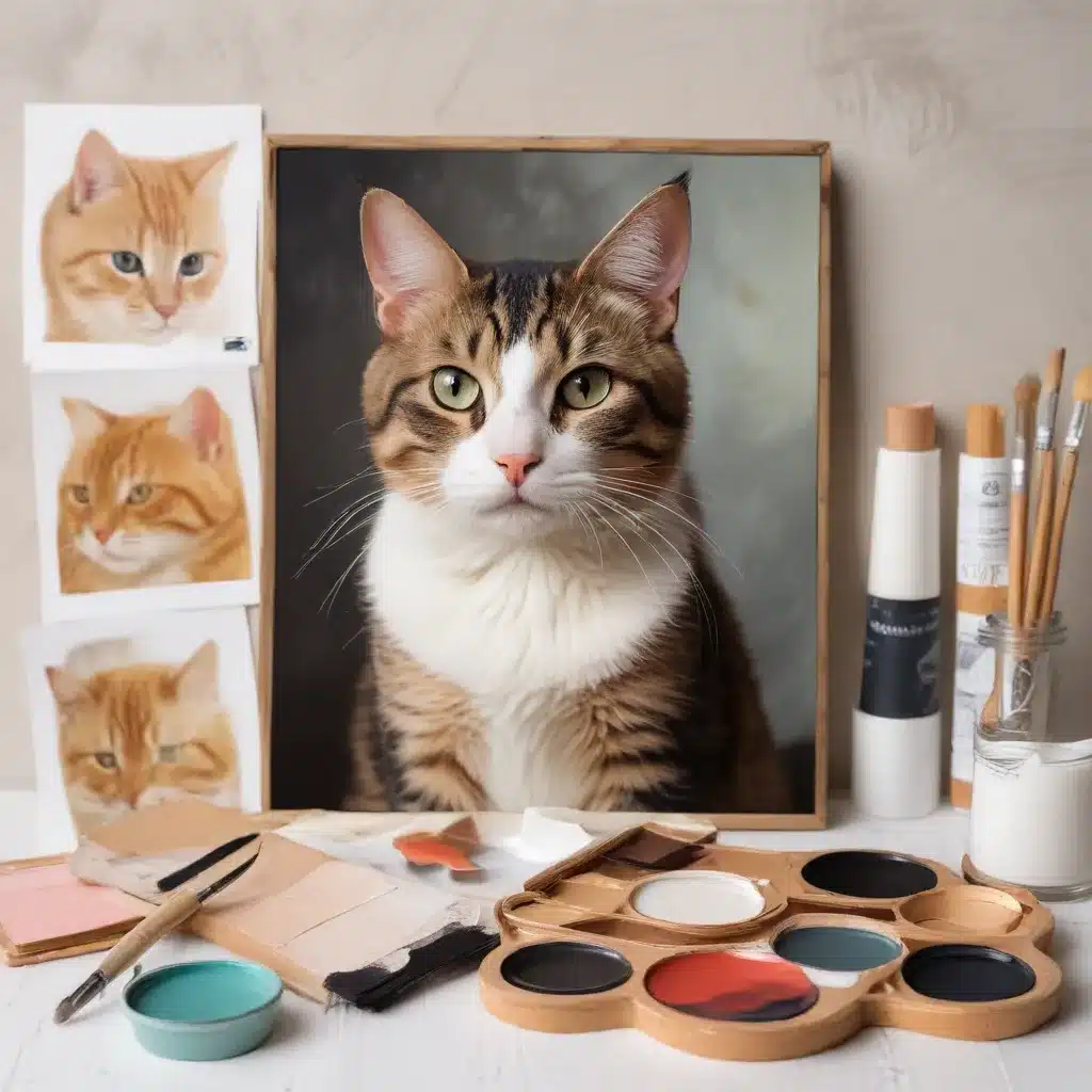 Purrfect Palette: Supplies for Feline Portraits