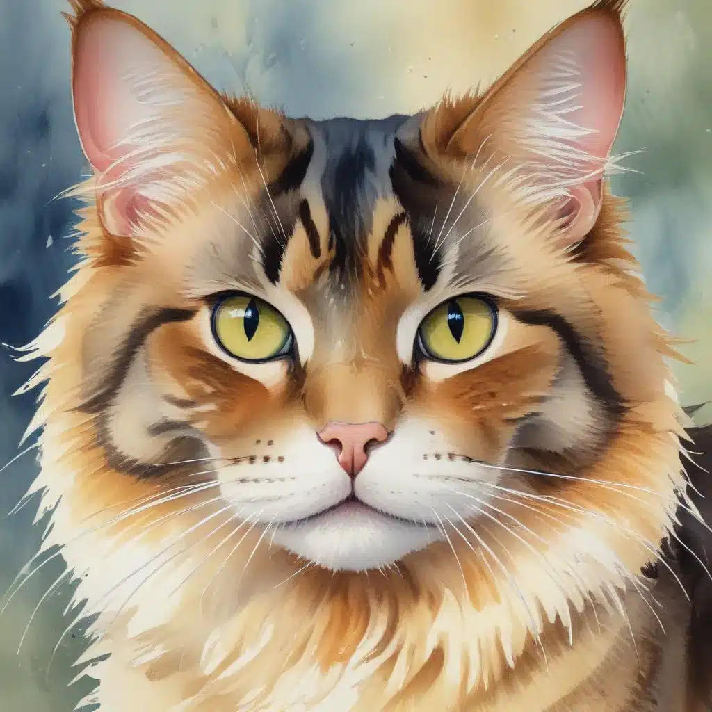 Watercolor Wonders: Bringing Vibrancy and Movement to Cat Paintings