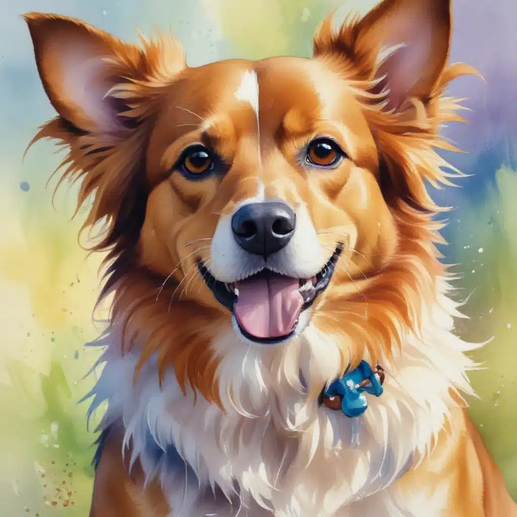 Watercolor Wonders: Bringing Vibrancy and Movement to Dog Paintings