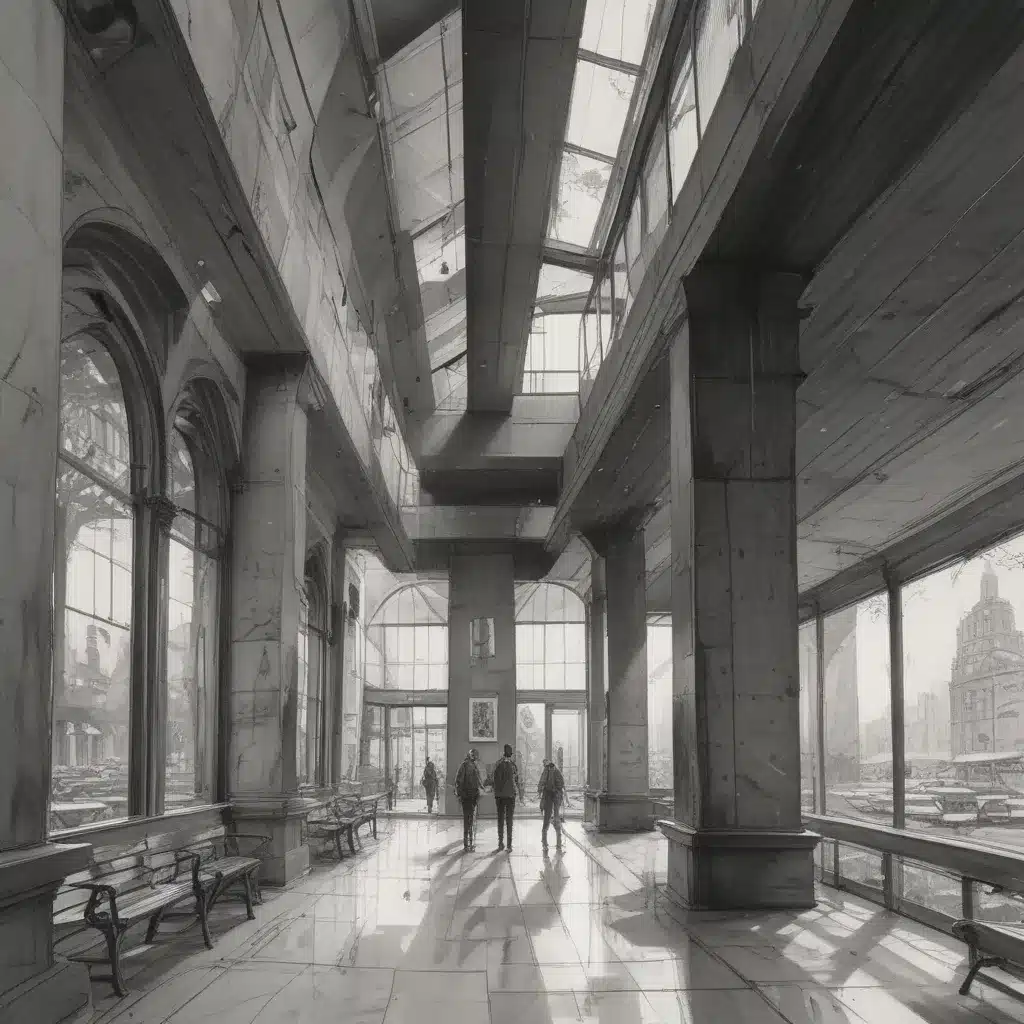 Architectural Sketching: Innovative Strategies for Conveying Atmospheric Perspective in Expressive Graphite