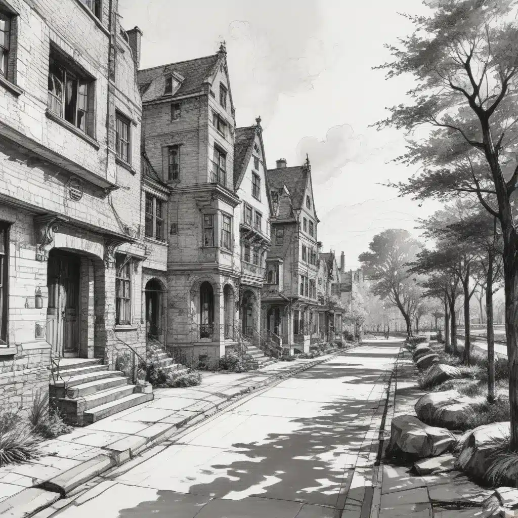 Architectural Sketching: Innovative Strategies for Conveying Atmospheric Perspective in Expressive Pen and Ink Illustrations