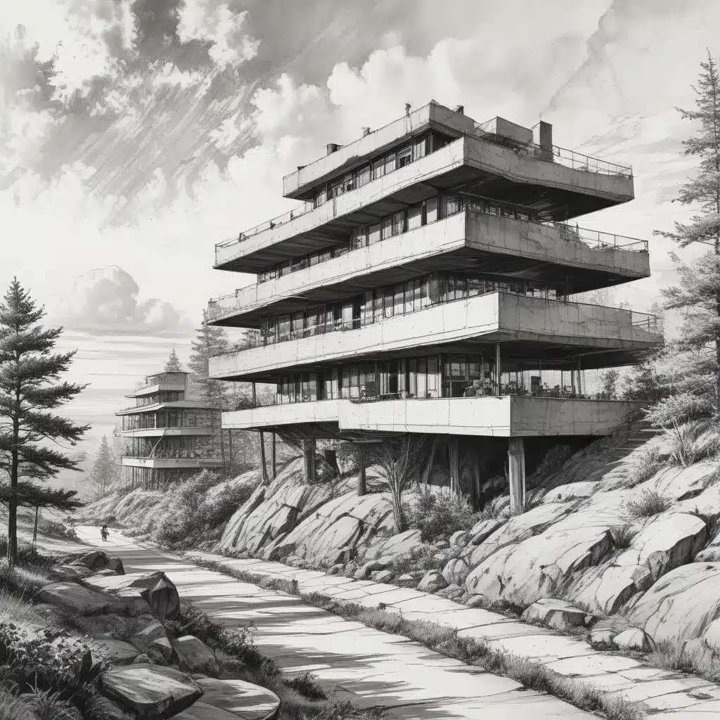 Architectural Sketching: Innovative Strategies for Conveying Atmospheric Perspective in Pen and Ink