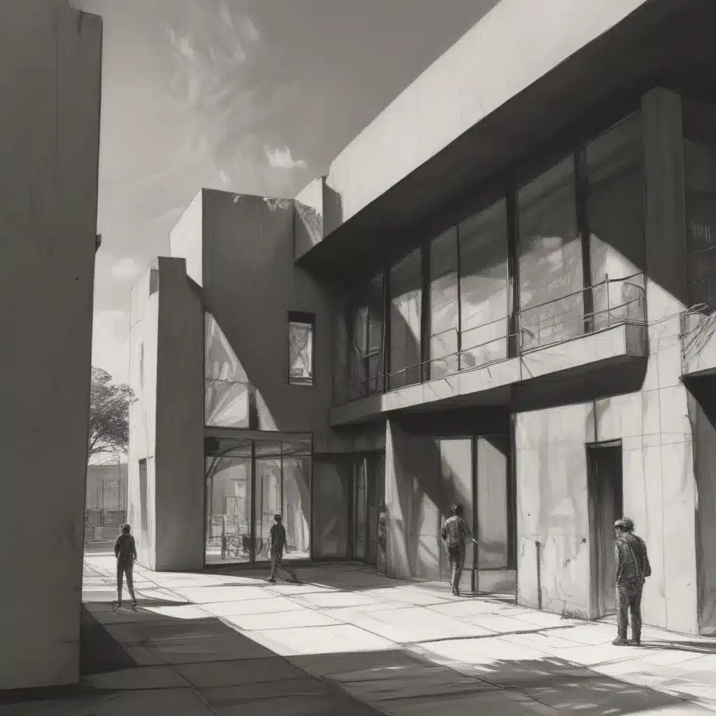 Architectural Sketching: Innovative Strategies for Conveying Dramatic Shadows in Graphite Drawings