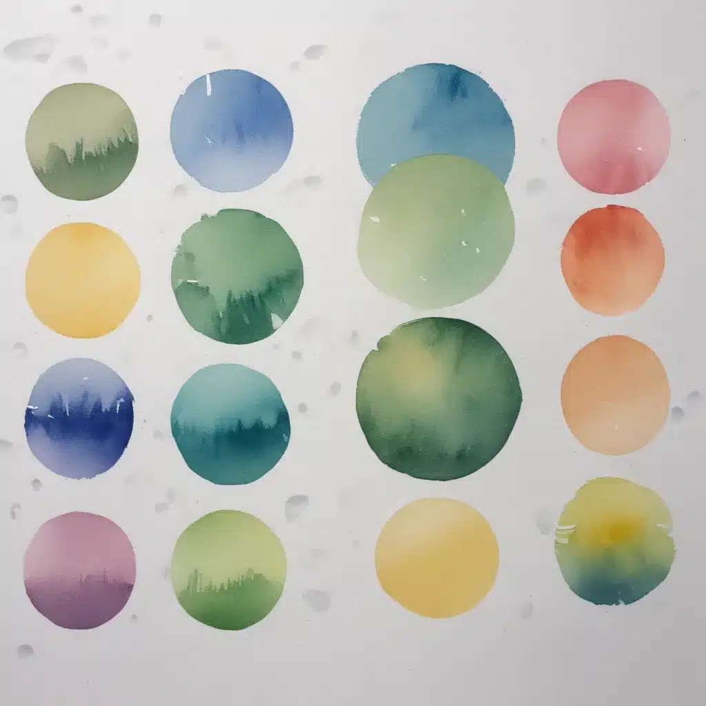 Balancing Control and Chance: Experimental Watercolour Exercises