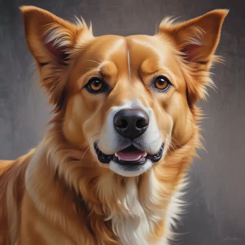 Balancing Spontaneity and Control in Vibrant Canine Paintings