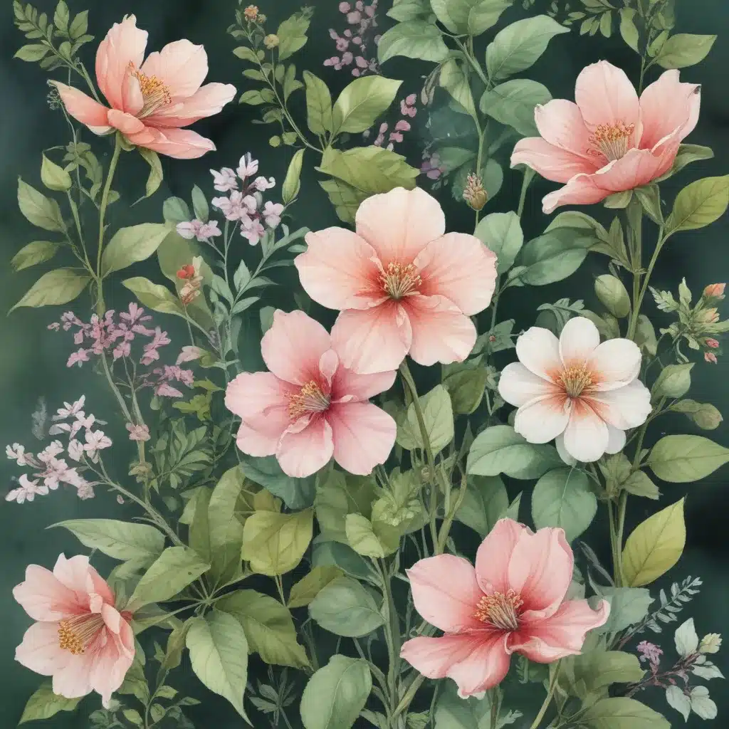 Botanical Illustration: Balancing Realism and Abstraction in Delicate Floral Watercolours