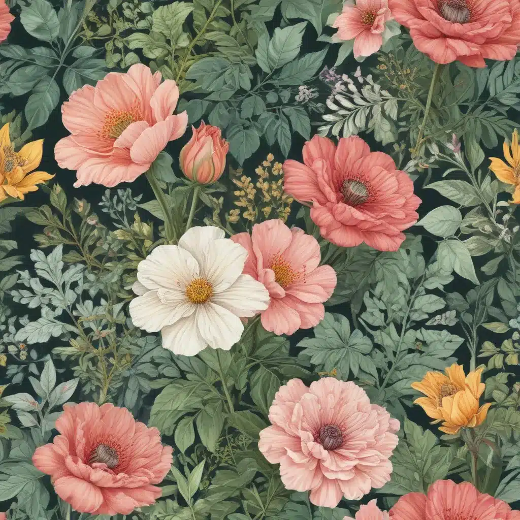 Botanical Illustration: Balancing Realism and Abstraction in Detailed Floral Drawings