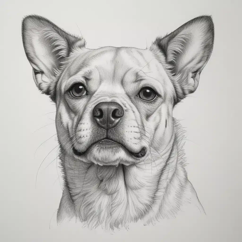 Capturing the Essence: Minimalist Pet Drawings in Pen and Ink