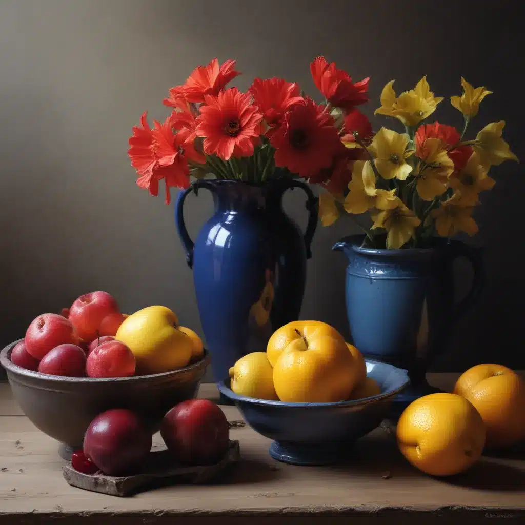 Chromatic Chiaroscuro: Harmonising Colour, Contrast, and Luminosity in Still Life Painting