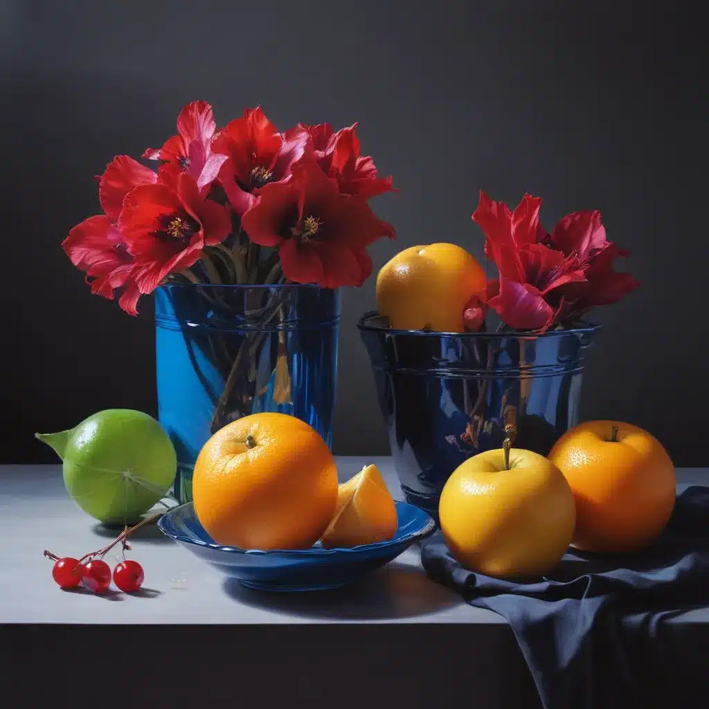 Chromatic Chiaroscuro: Harmonising Colour, Contrast and Luminosity in Acrylic Still Life