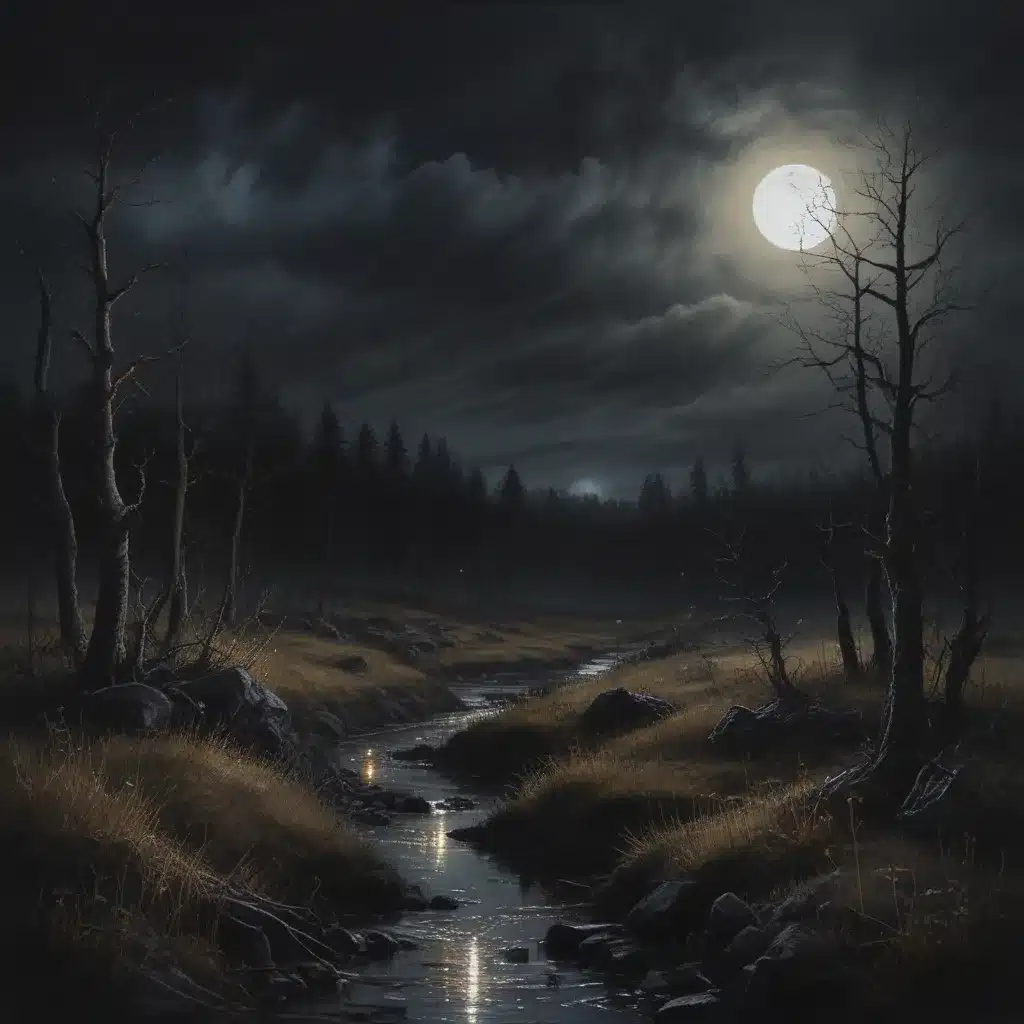 Dramatising Darkness: Nocturnal Landscape Painting in Mixed Media Experimentation