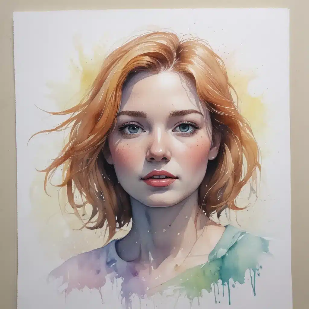 Embracing Chance: Unconventional Watercolour Explorations