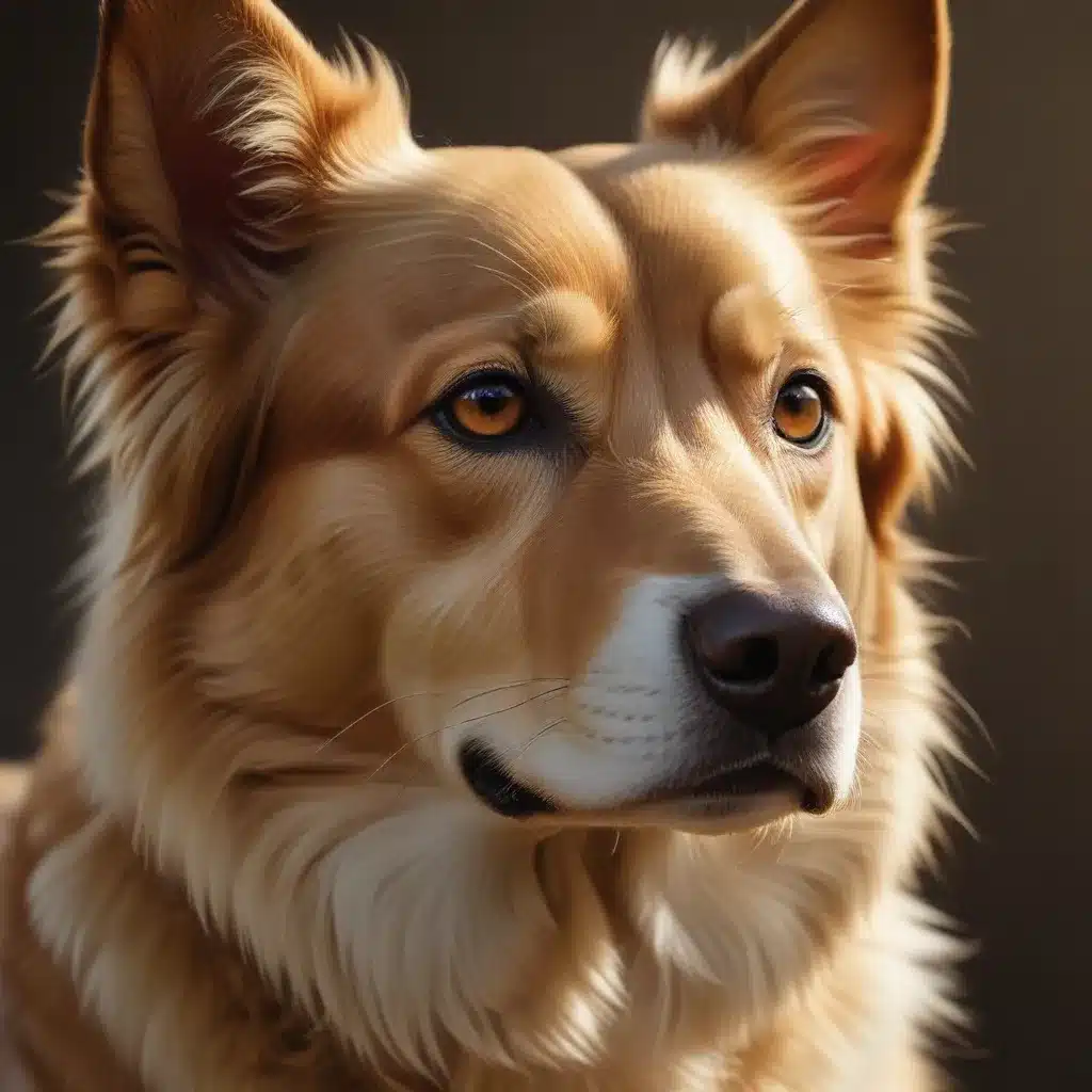 Exploring the Interplay of Light and Shadow in Canine Artworks