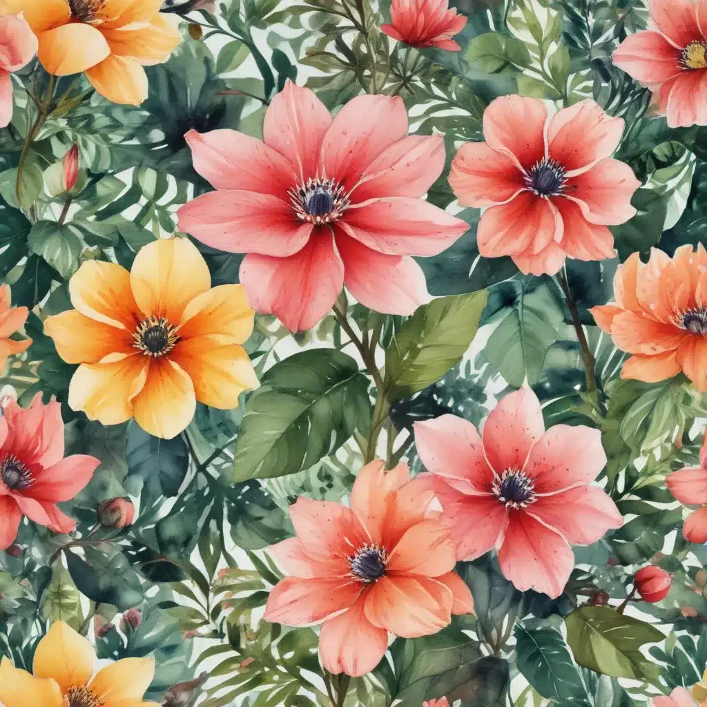 Expressive Botanicals: Balancing Realism and Personal Interpretation in Vibrant Watercolour Floral Painting Masterpieces