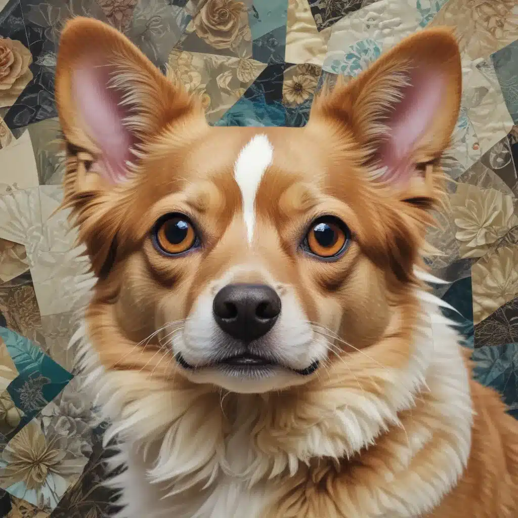 Innovating with Collage for Unique and Textural Pet Artworks