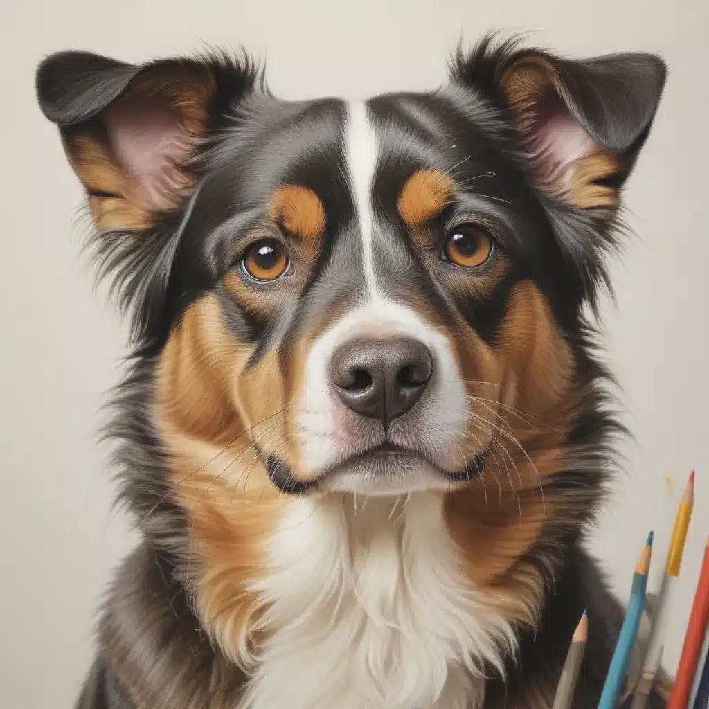 Innovating with Coloured Pencils: Expressive Pet Portraiture
