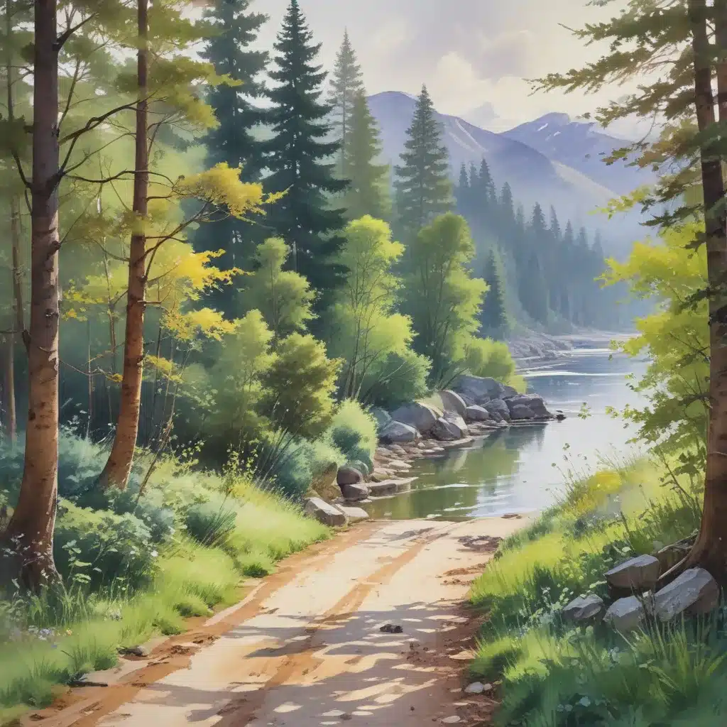Kinetic Compositions: Mastering the Art of Depicting Movement in Luminous Watercolour Landscape Painting Masterpieces